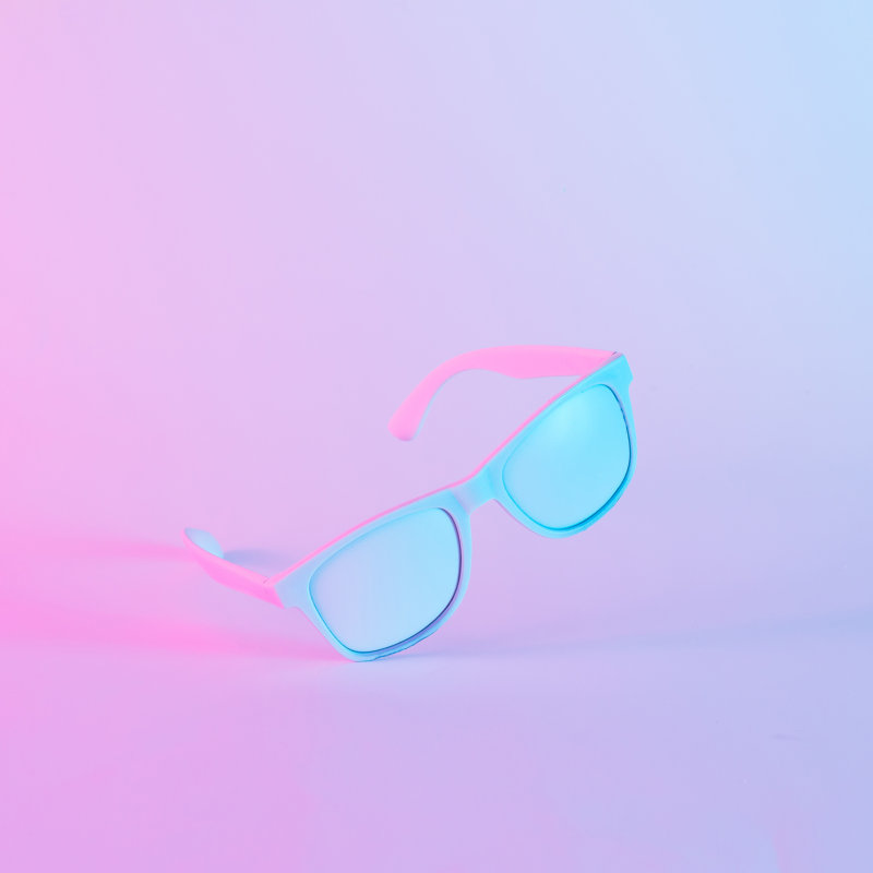 Sunglasses - Wrapped Canvas Print, 30cm H x 30cm W x 3.8cm D