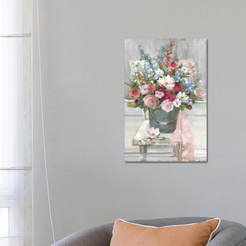 Sit Down For A Spell by Sally Swatland - Wrapped Canvas Painting, 66.04 cm H x 45.72 cm W x 1.91 cm D