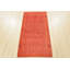 Tapis rouge en laine noué à la main de conception unique 3 pi x 5 pi 4 po