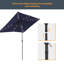 Parasol suspendu en porte-à-faux pour patio 108 po Rosito-919822587