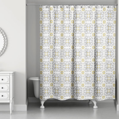 Langridge Geometric Shower Curtain