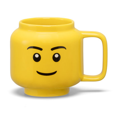 LEGO: Ceramic Mug Small - Boy - 8.6oz (255 mL), Classic Yellow Minifigures Head