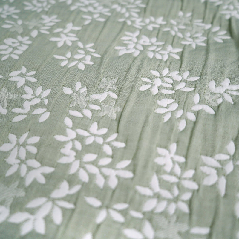 Desert Sage King Reversible Matelasse Quilt Set with Polyfill