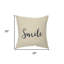 Housse de coussin carré en coton 