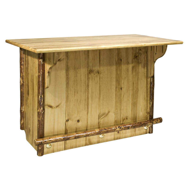 Tustin 60'' Solid Wood Wine Bar