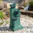 Jeany 28.54" Outdoor Water Fountain with LED Lights-1036895954