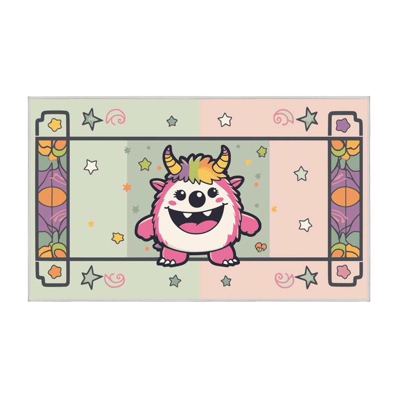 Tapis de vacances d'Halloween The Holiday Aisle®, Rectangulaire 2 pi x 3 pi