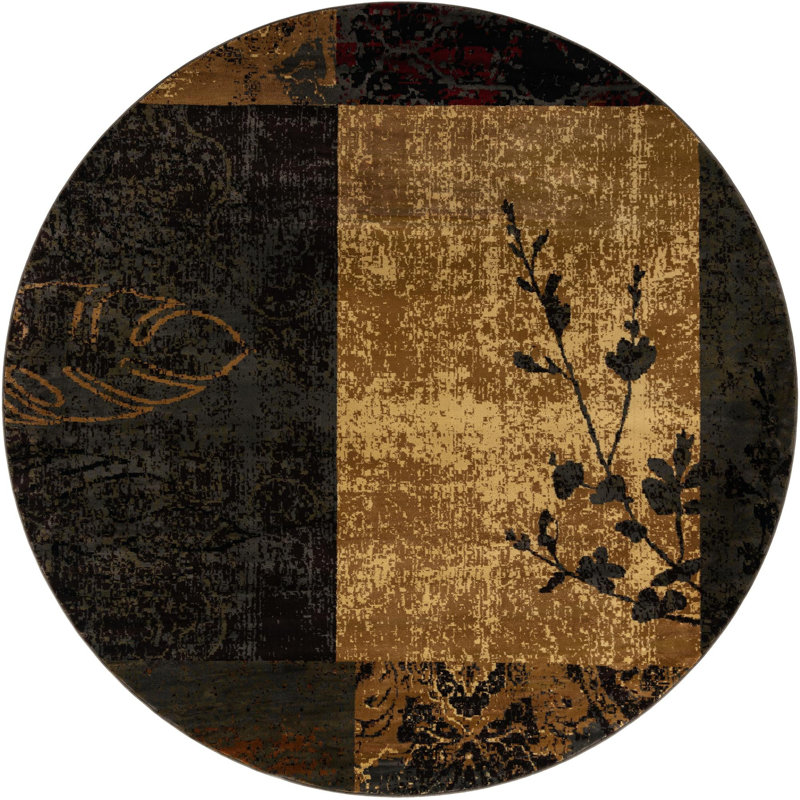 Jaidan Performance Abstract Indoor Rug, Round 10'