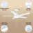Modern 48''/56'' 5-Blade LED Standard Indoor Ceiling Fan with Remote Control and Light Kit Included-452111349-452111344