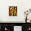Art mural en toile rouge 20 "x 24"