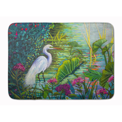 Tapis pour salle de bain Testing the the Waters Heron