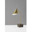 Lampe de bureau brune 20 po Russ