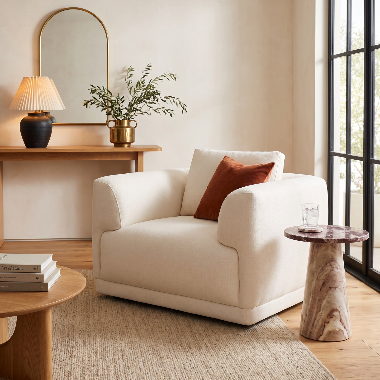 London Swivel Armchair