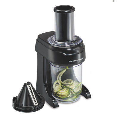 Hamilton Beach ® 3-in-1 Electric Spiralizer 6 Cup Capacity In Black