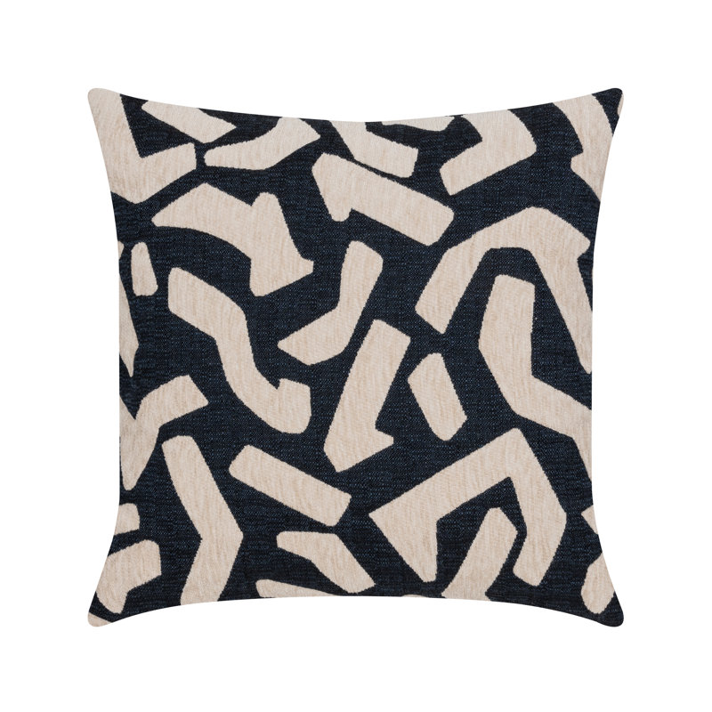 Fascination Sunbrella® Throw Square Indoor/Outdoor Pillow Cover & Insert by Elaine Smith, Caramel, 22"H x 22"W