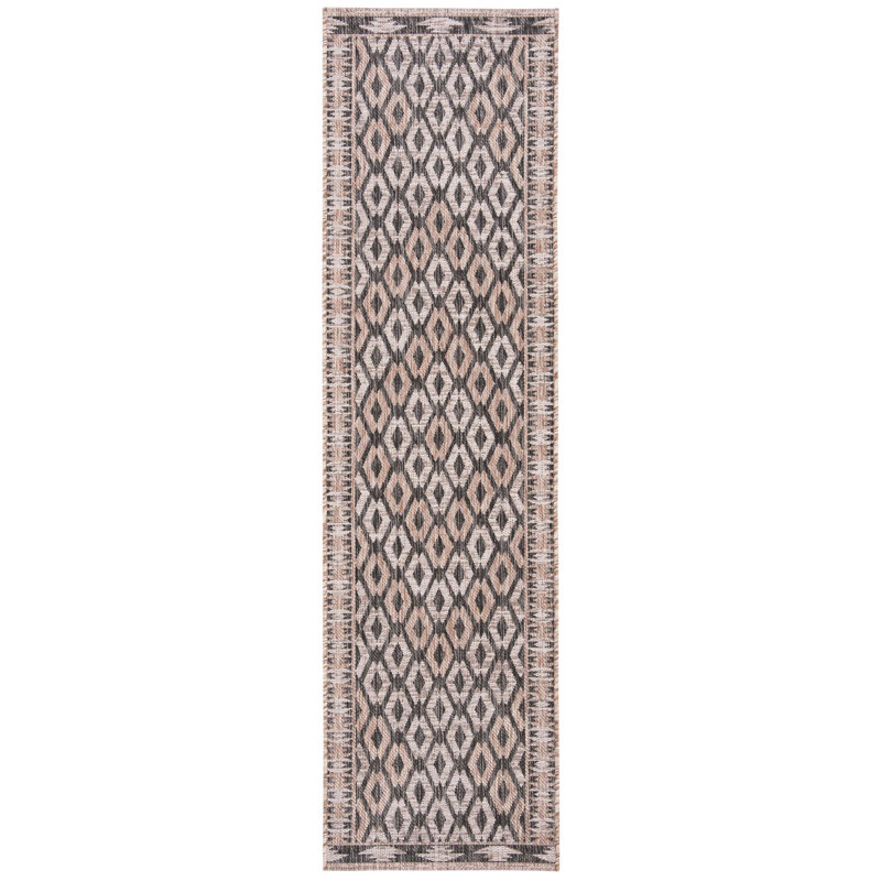 Amarien Performance Geometric Indoor/Outdoor Area Rug, Runner 2'3" x 10'
