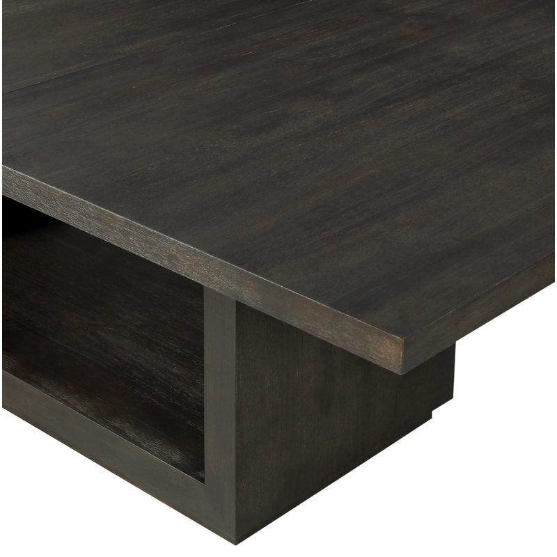 Table de salle à manger extensible Eloise, Gris basalte