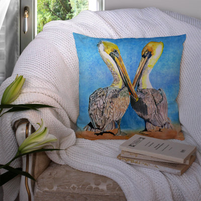 Pelican Indoor/Outdoor Throw Pillow