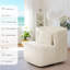 Fauteuil baquet pivotant à 360 ° en velours avec coussin-1332138730