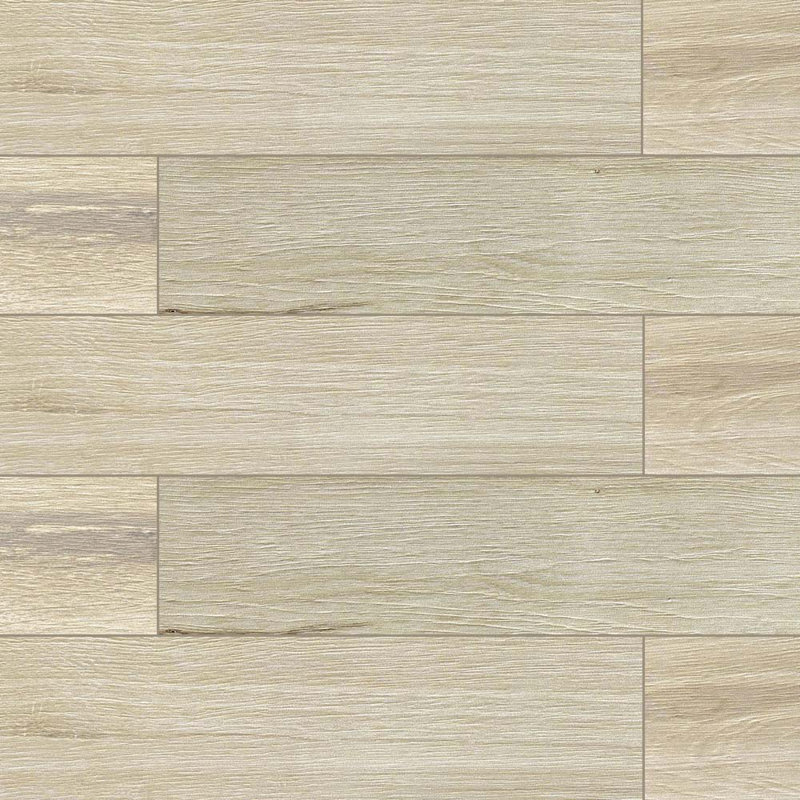 Brentwood 8 x 48 Perle mat, Blanc