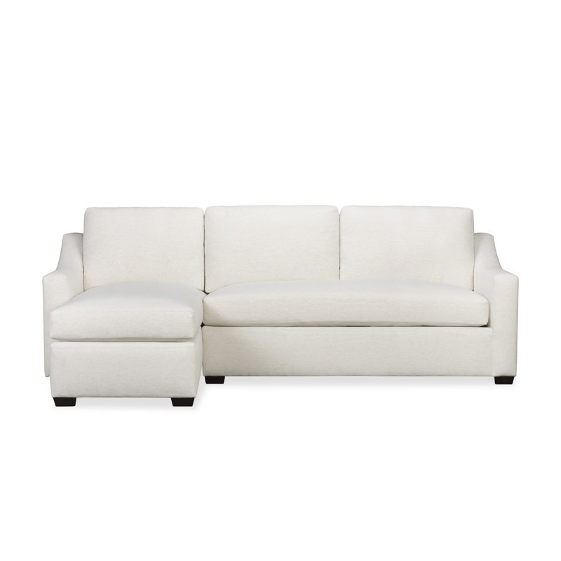 Canapé modulaire 2 pièces Cranbrook, Chenille Crypton® neige Nomad, Face à la gauche