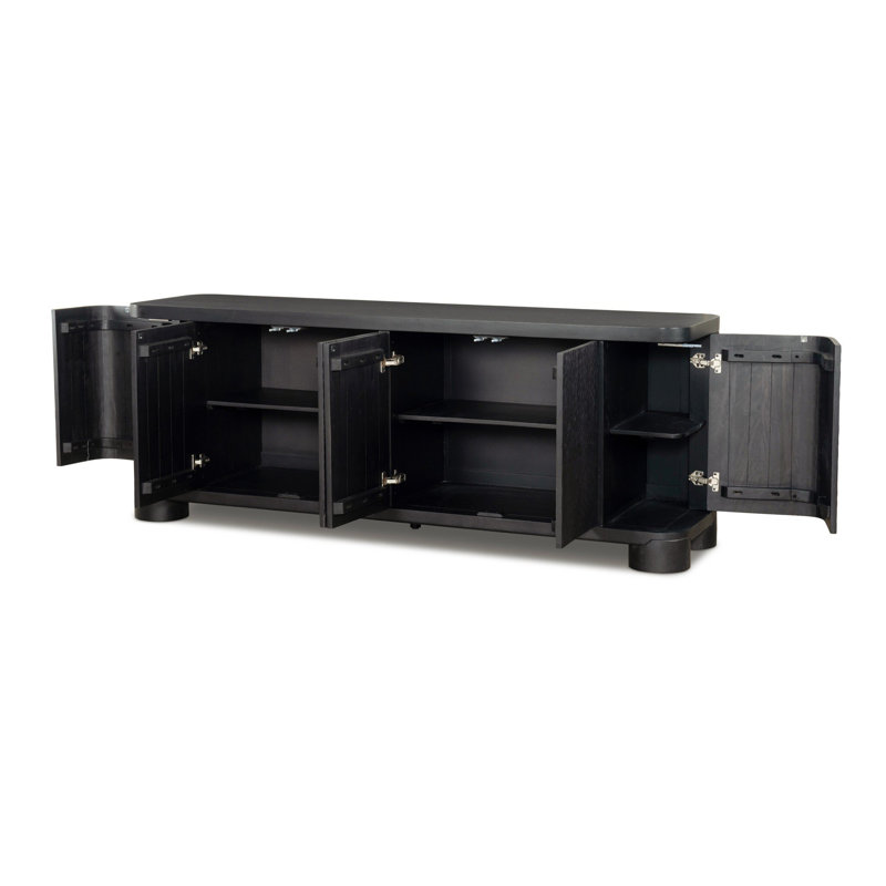 Shevall Sideboard-Carved Black Mango