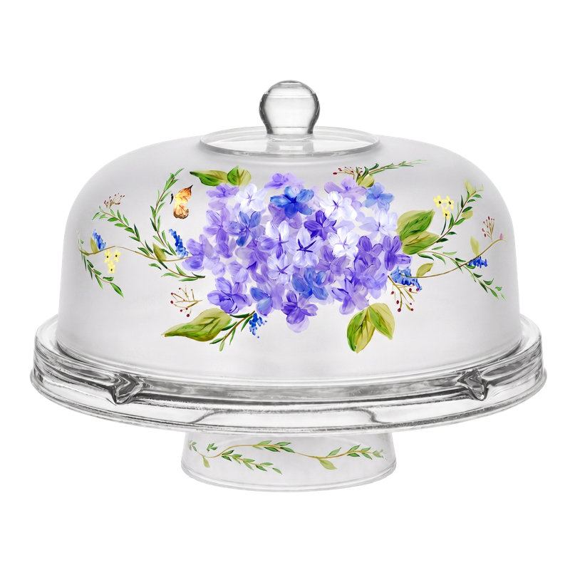 Springtime in Paris Shamrock Cake Stand