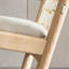 Chaise berçante en bois massif