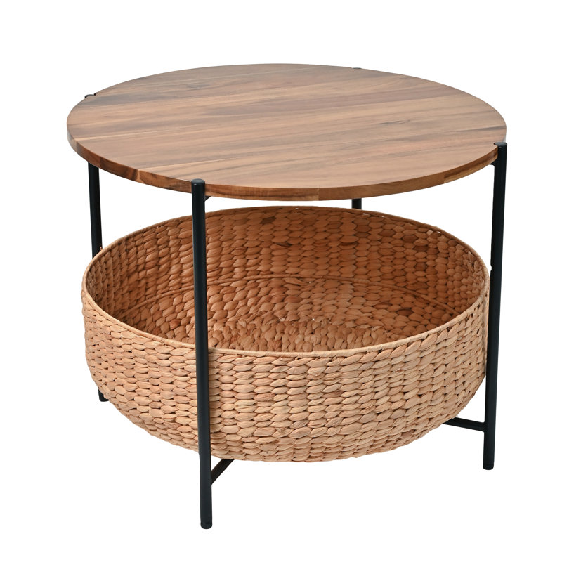 Table basse 24,21 po Carly, Naturel
