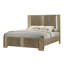 Ensemble de chambre à coucher, grand lit, commode, miroir et table de chevet 2 pièces Sierra pour un rangement moderne dans la chambre à coucher Sierra-759098026