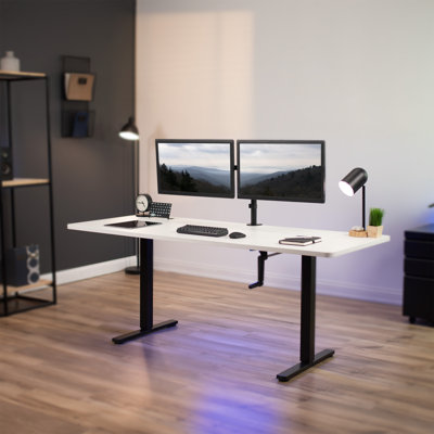 Adjustable Height Steel Standing Desk