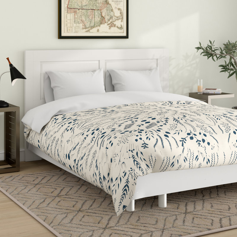 Iveta Abolina Modern & Contemporary Floral Duvet Cover, Twin/Twin XL Duvet Cover