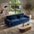 Velours bleu rétro