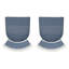 Chaise d'appoint à rayures bleues Lainey-1558847674