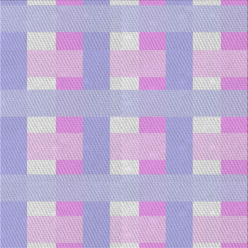 Tapis rose à motif géométrique Kleinschmidt, Carré 3 pi