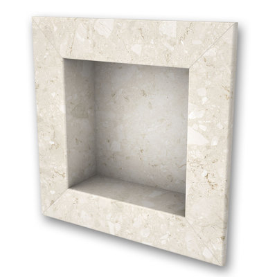 Porte-shampooing encastré carré FlexStone l 17 po x H 17 po Calabria