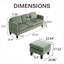 Canapé 67,32 po avec repose-pieds 1 pièce-976188819