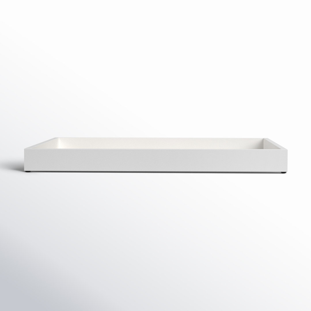 Hailie Decorative Wood Ottoman/Coffee Table Tray AllModern