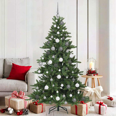 Artificial Hinged Christmas Tree with 300 LEDs PVC