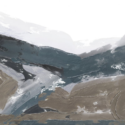 Abstract Mountain Valley by Josie George — Abstract Wall Art
