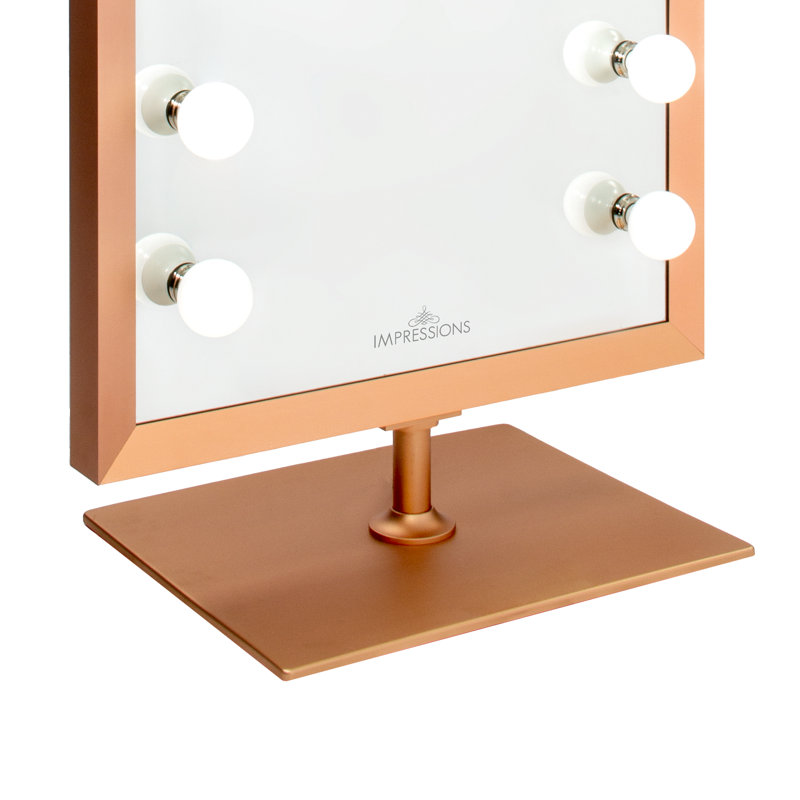 Miroir de maquillage lumineux Starlight, Or