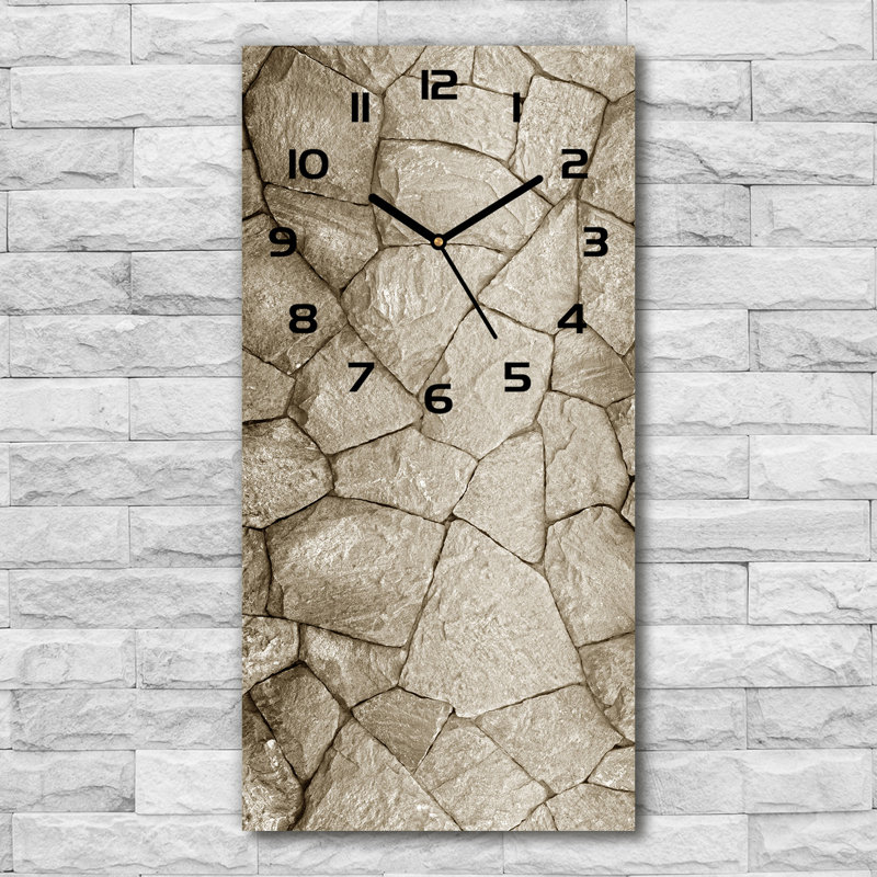 Jennylyn Glass Wall Clock, Black