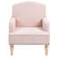 Chaise d'appoint moderne avec pieds en bois rétro et garniture cloutée-706573052-709474420-723411630