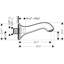 Metropol Classic Wall Mounted Tub Spout-63222479