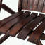 Wooden Patio Rocking Chair with Tall Backrest-697201576