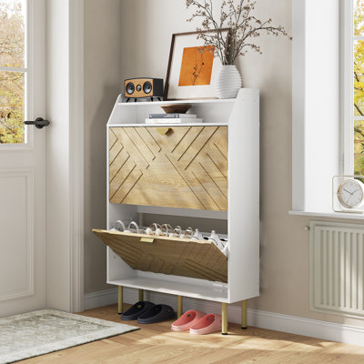 16 Pair Shoe Storage Cabinet