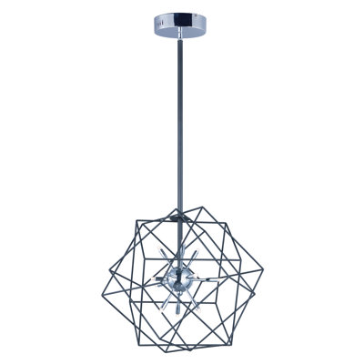 Lustre géométrique lanterne 12 lumières Weldy
