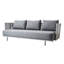 Moments 3-Seater Sofa - Gray/Light Gray