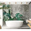 Murale botanique pelez et collez - Monstera moderne-1443746210