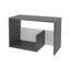 Table d'appoint en mélamine avec rangement ouvert-1952498089